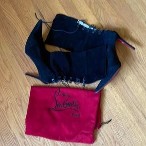 Christian Louboutin suede boots